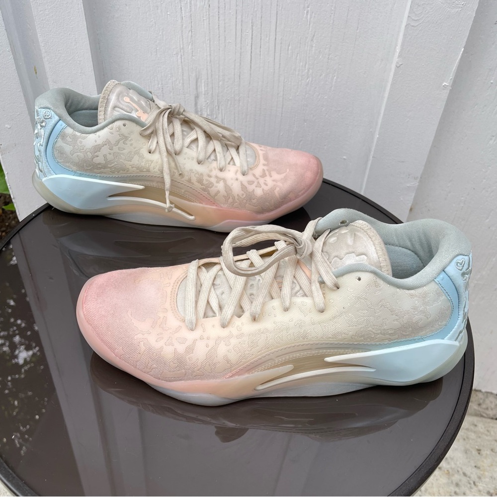 Jordan Athletic Shoes in Cream and Pink
